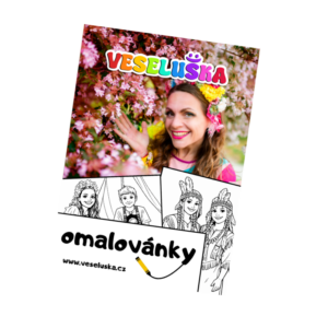 Veseluška omalovánky